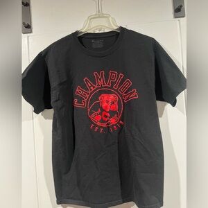 Worn twice, champion bulldog shirt size medium